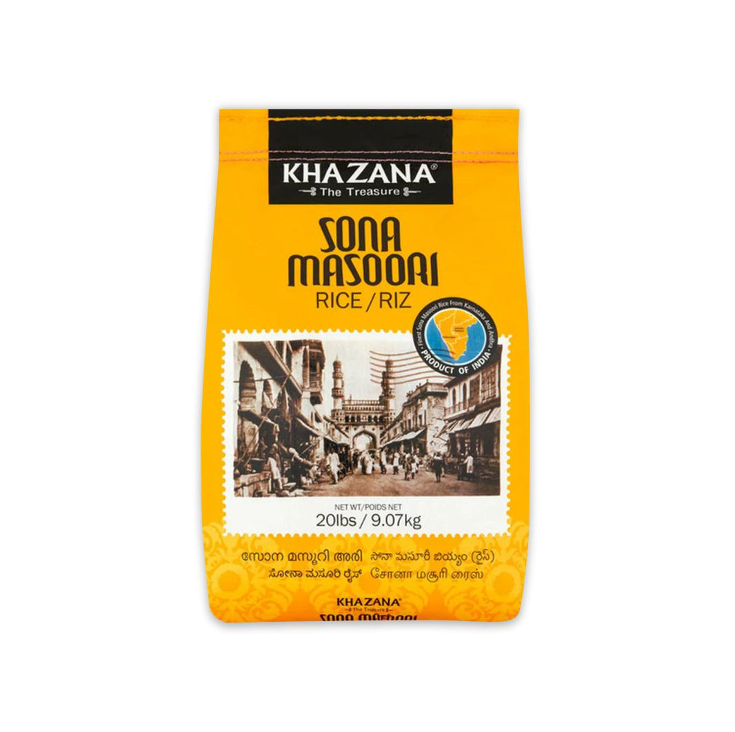 Khazana Organic Sona Masoori Rice 10 Lb