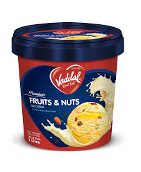 Vadilal Fruits and Nuts Ice Cream 1 Liter