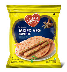 Vadilal Bulk Mix Veg Paratha 100 Gm