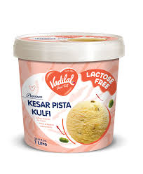 Vadilal Lactose Free Kesar Pista Kulfi 1 Liter