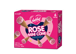 Vadilal Rose Mini Cone 60 Ml (6 Cones)
