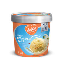 Vadilal Sugar Free Kesar Pista Kulfi 1 Liter