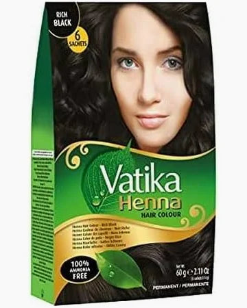 Vatika Henna Hair Colour Rich Black 60 Gm
