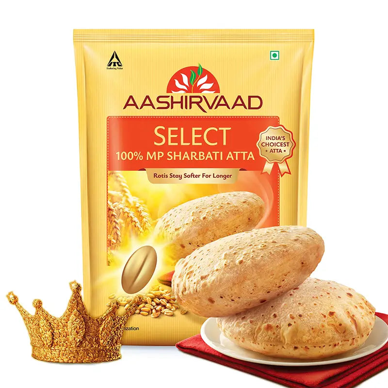 Aashirvaad Atta Sharbati Select 20 Lb (Exp Pack)