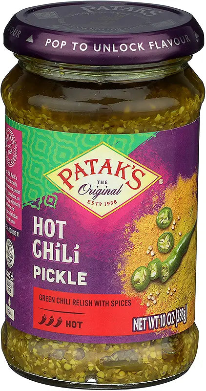 Pataks Hot Chilli Pickle 283 Gm