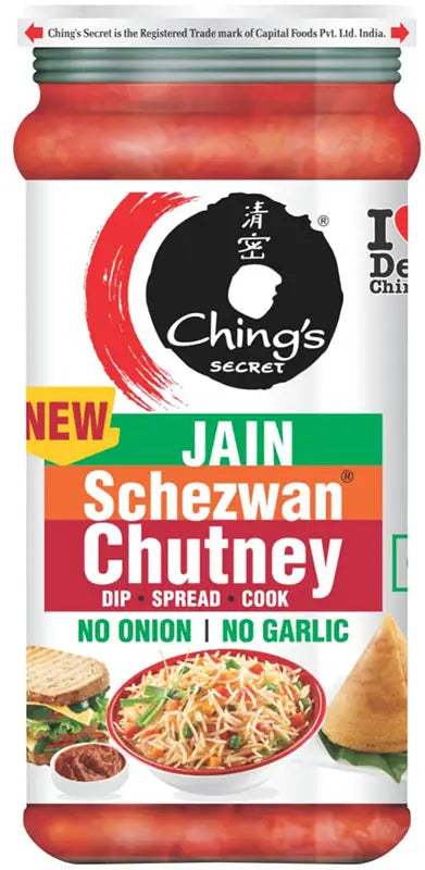 Chings Jain Schezwan Chutney 250Gm