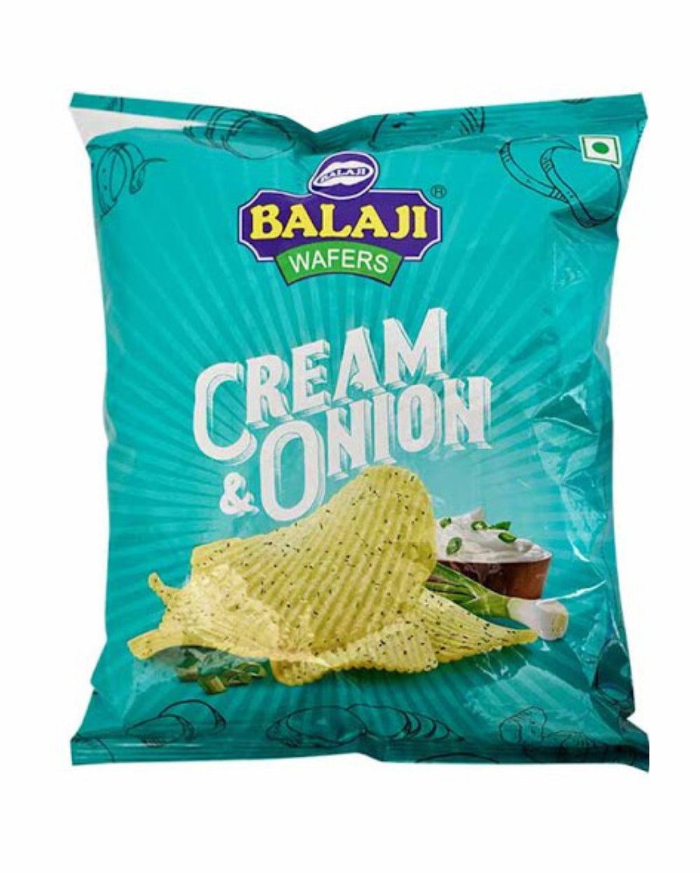 Balaji Cream & Onion Chips 150 Gm