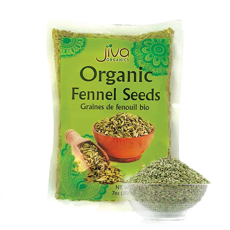 Jiva Organic Fennel Seeds 1.75Lb