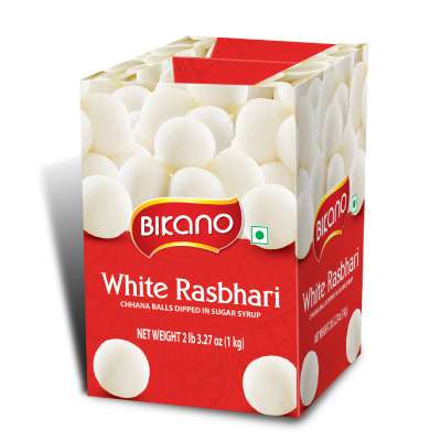 Bikano White Rashbhari Tin 1Kg