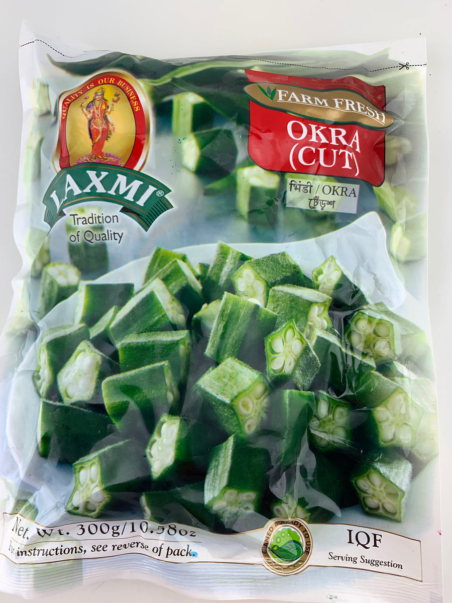 Laxmi Frozen Okra Cut 908 Gm