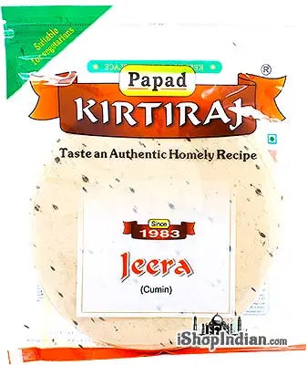 Kirtiraj Jeera Papad 200 Gm