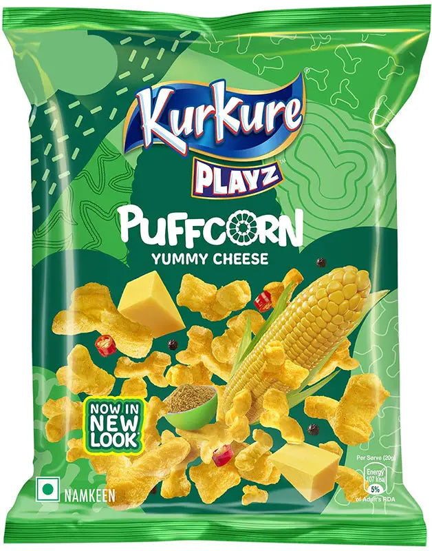 Kurkure Puffcorn Yummy Cheese 55 Gm