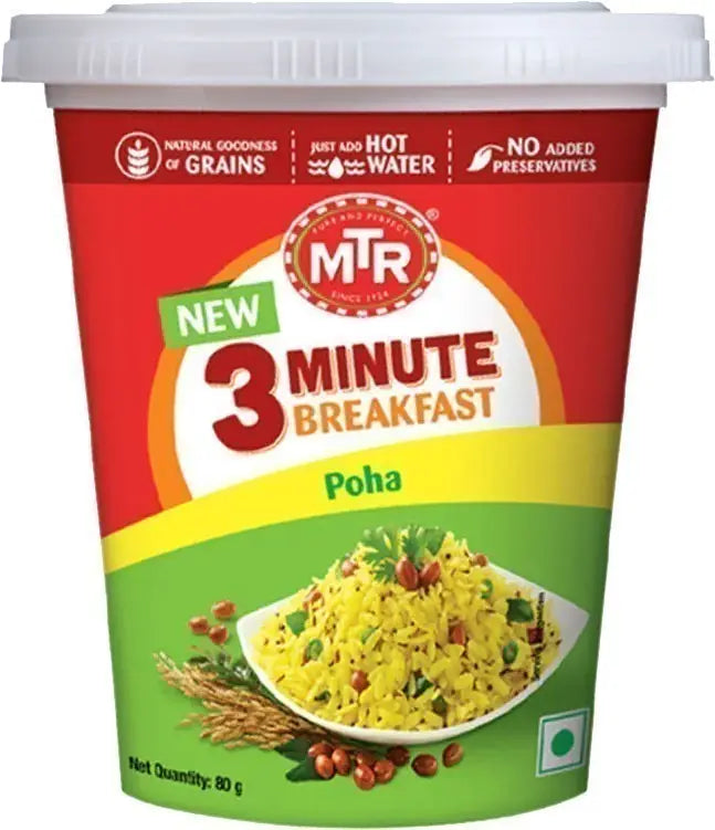 Mtr Inst. Regular Poha Cup 80Gm