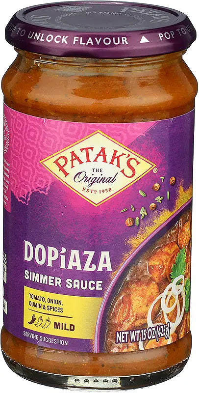 Pataks Dopiyaza Simmer Sauce 425Gm
