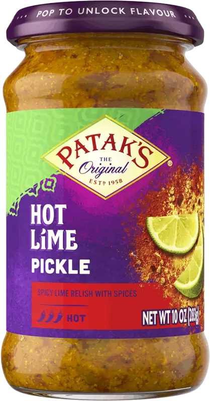 Pataks Hot Lime Pickle 283 Gm