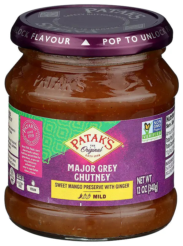 Pataks Major Grey Chutney 340 Gm