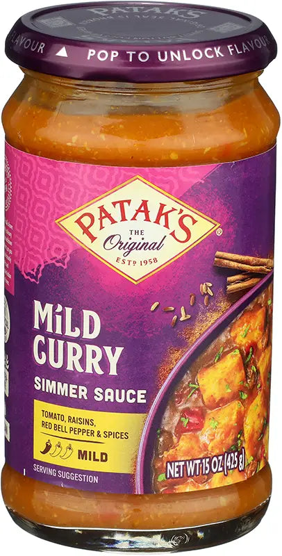 Pataks Mild Curry Sauce 425Gm