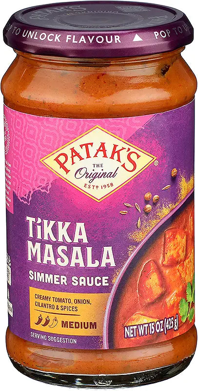 Pataks Tikka Masala Sauce 425Gm