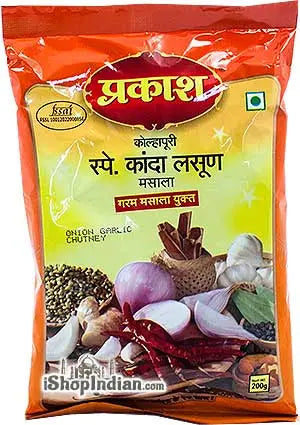 Prakash Kolhapuri Kanda Lasun Masala 200 Gm