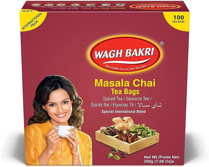 Wagh Bakri Masala Tea Bag 100 Ct 200 Gm